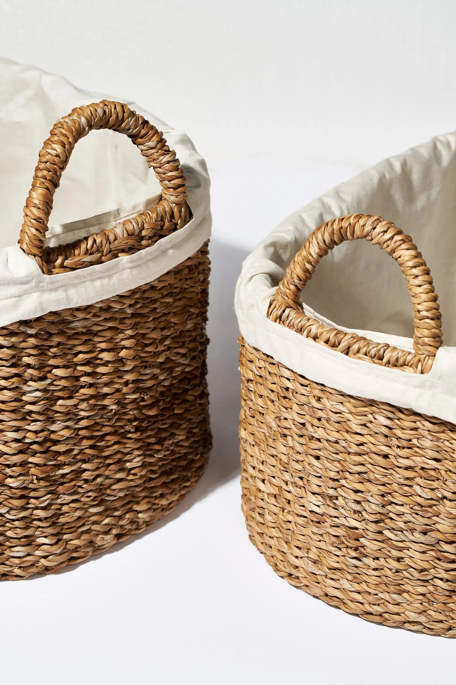 HUMDAKIN Lav Vasketøjskurv - sæt af 2 Laundry 230 Organic Cotton Lining